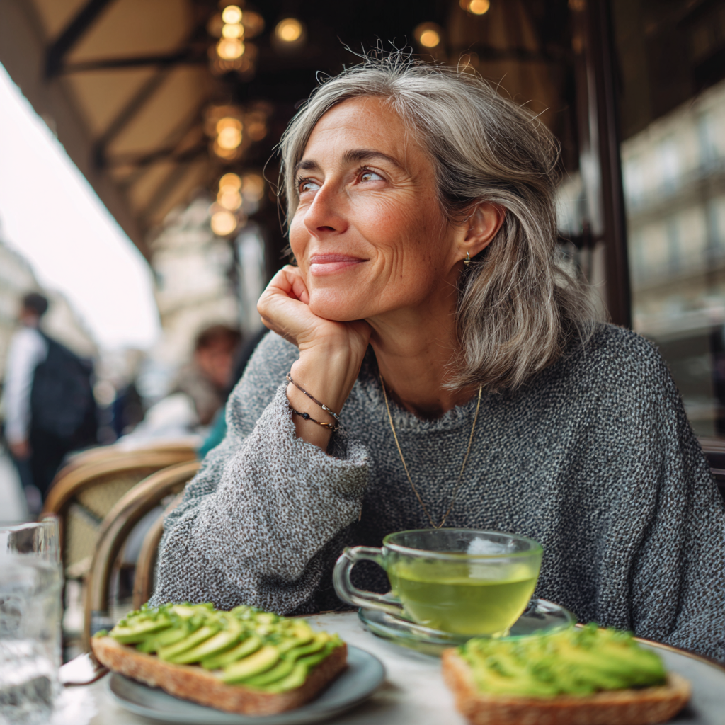 Dojrzała osoba przygotowująca zdrowy posiłek